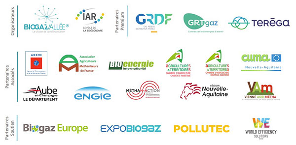 Partenaires unis autour du succès de la 6e Convention d'Affaires du Biogaz et de la Méthanisation - 6 et 7 nov. 2018 à La Rochelle